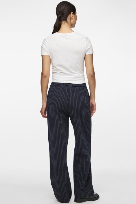 Pieces blauwe dames broek