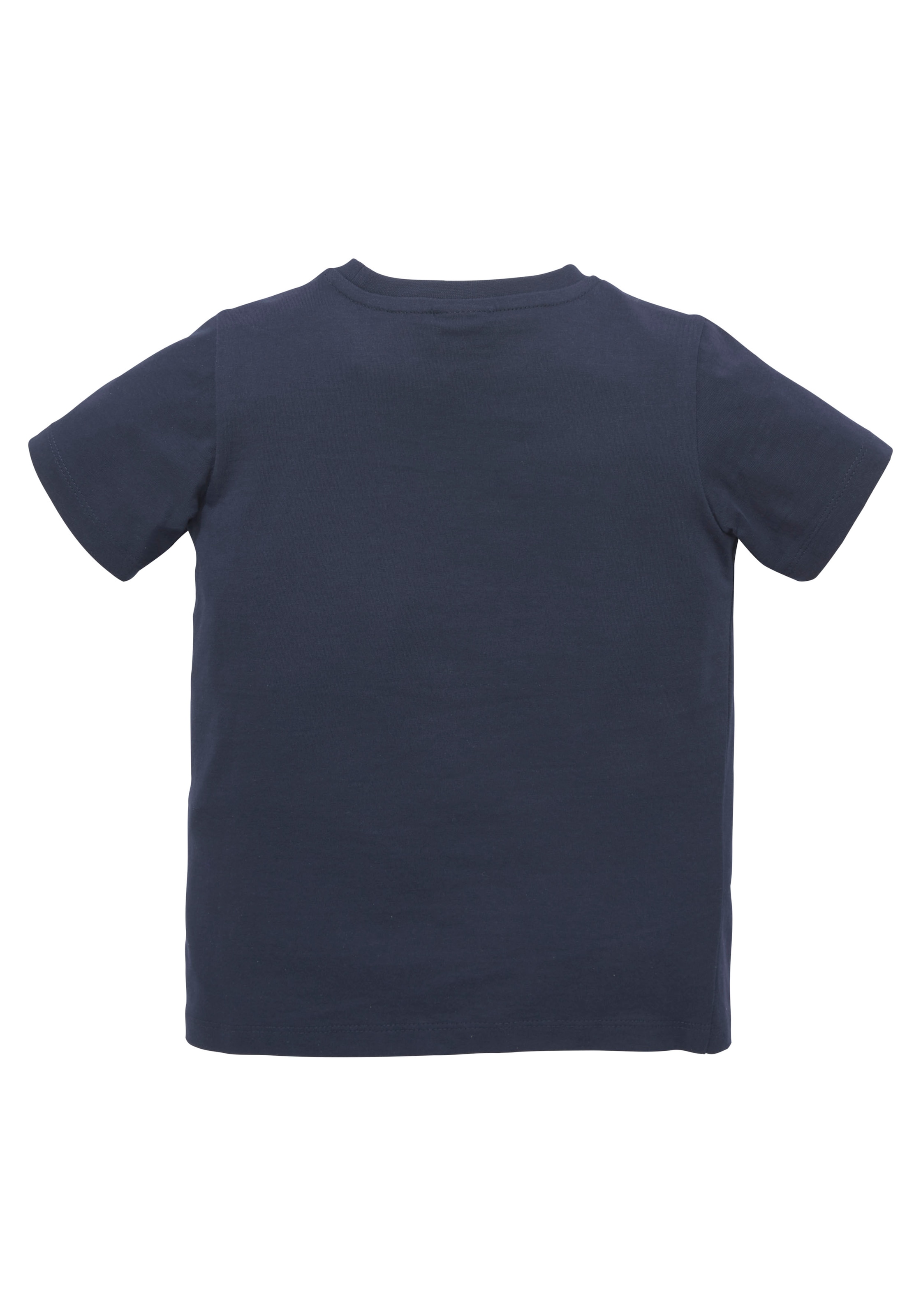 KIDSWORLD T-Shirt , Kurzarm,  Basic-Passform,  mit stylischem Druck,  mit Rippbündchen
