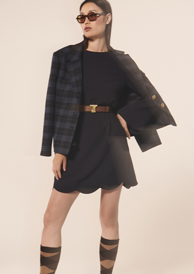 Robe Ruodableu nuit en crêpe