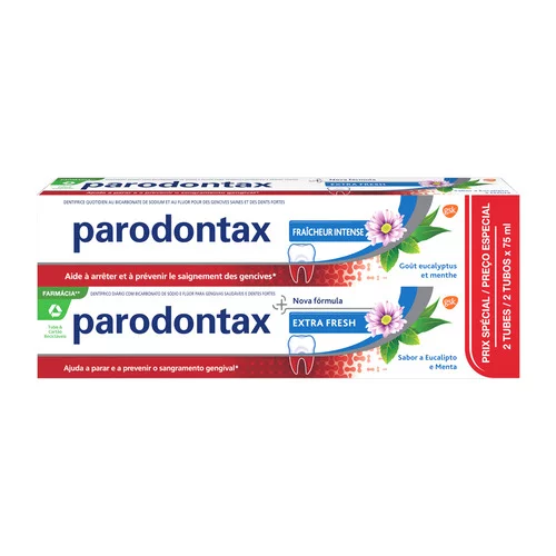Dentifrice Fraîcheur intense Parodontax - 2 x 75ml