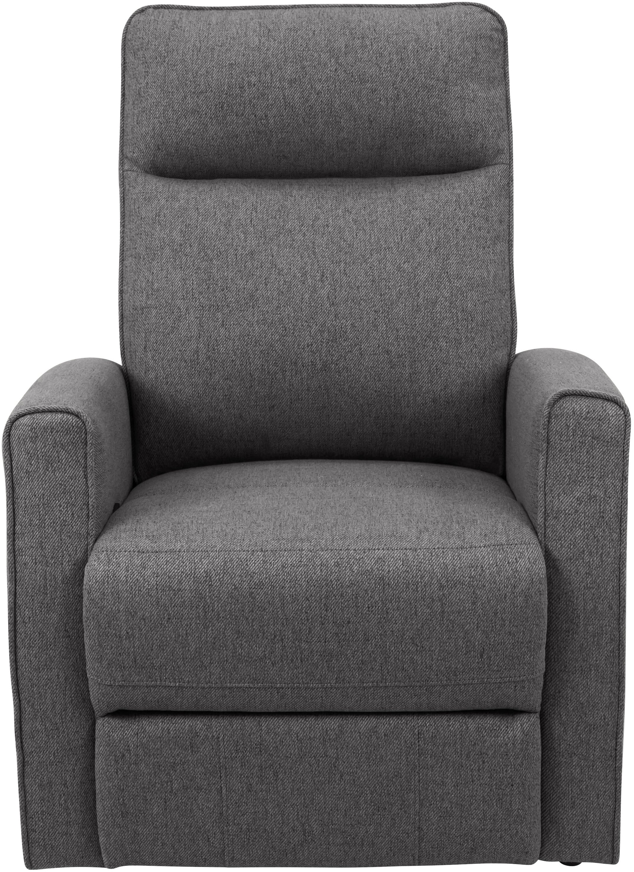 GOODproduct Relaxsessel »KAYLI mit Schaukel-, Dreh und Liegefunktion, Webstoff, Federkern« Lesesessel, TV-Sessel mit Reclinerfunktion, 360° drehbar
