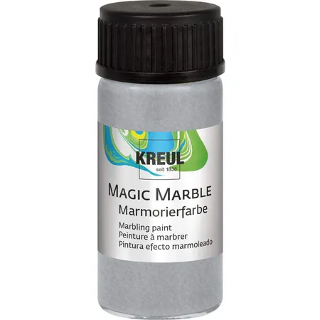 KREUL Magic Marble Marmorierfarbe Silber 20 ml