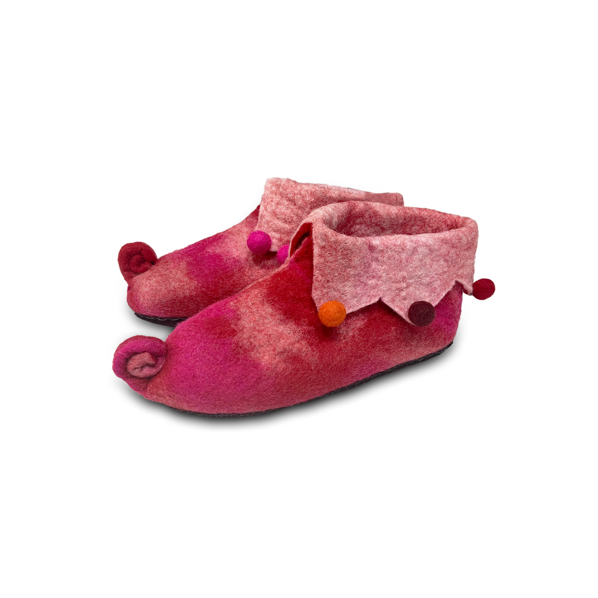 Harlekin-Pantoffeln 'Batik' rot, in 3 Größen günstig bestellen