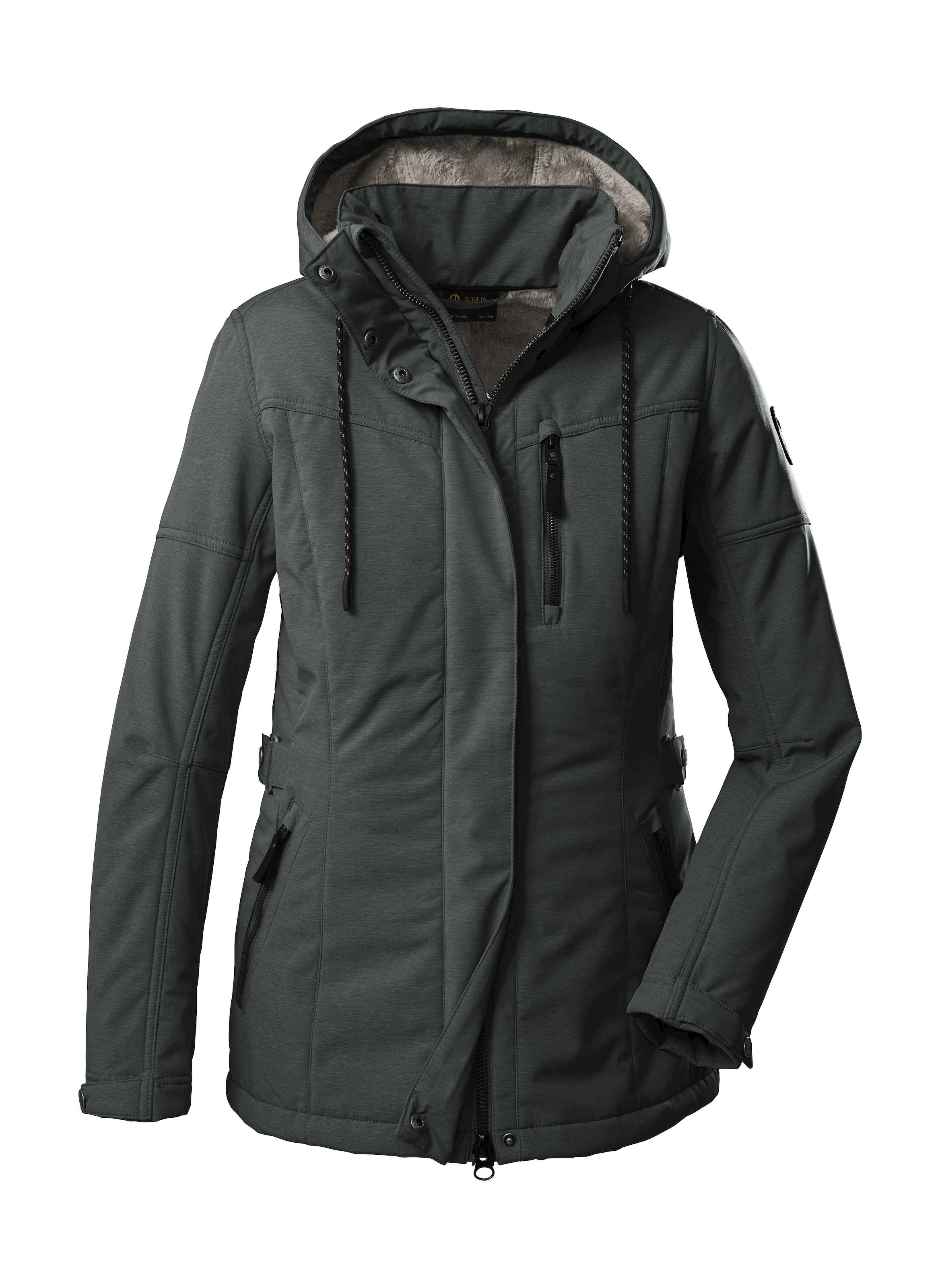 G.I.G.A. DX by killtec Softshelljacke »GW 26 WMN SFTSHLL JCKT« Wasser- und windabweisende Softshelljacke mit abnehmbarer Kapuze