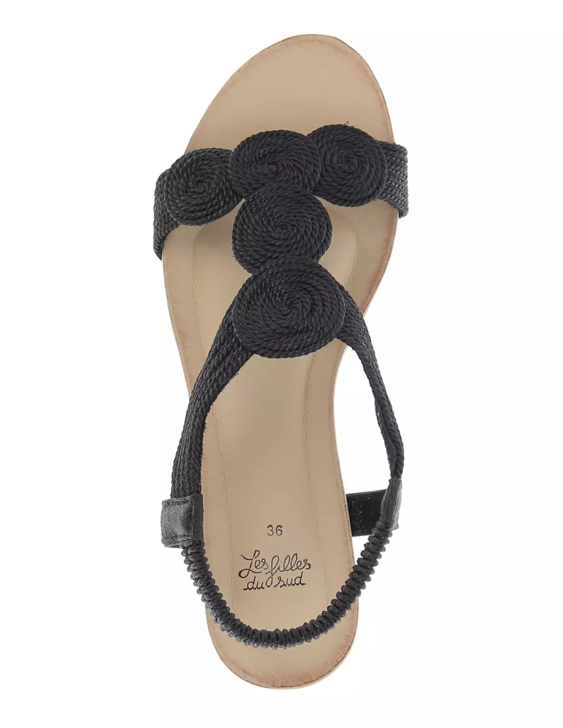 LES FILLES DU SUD B818883 - Sandales & nu-pieds Noir