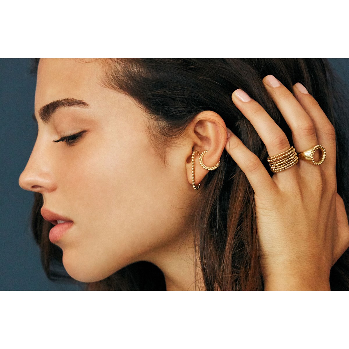Boucle Ligne De Perles à l'Unité