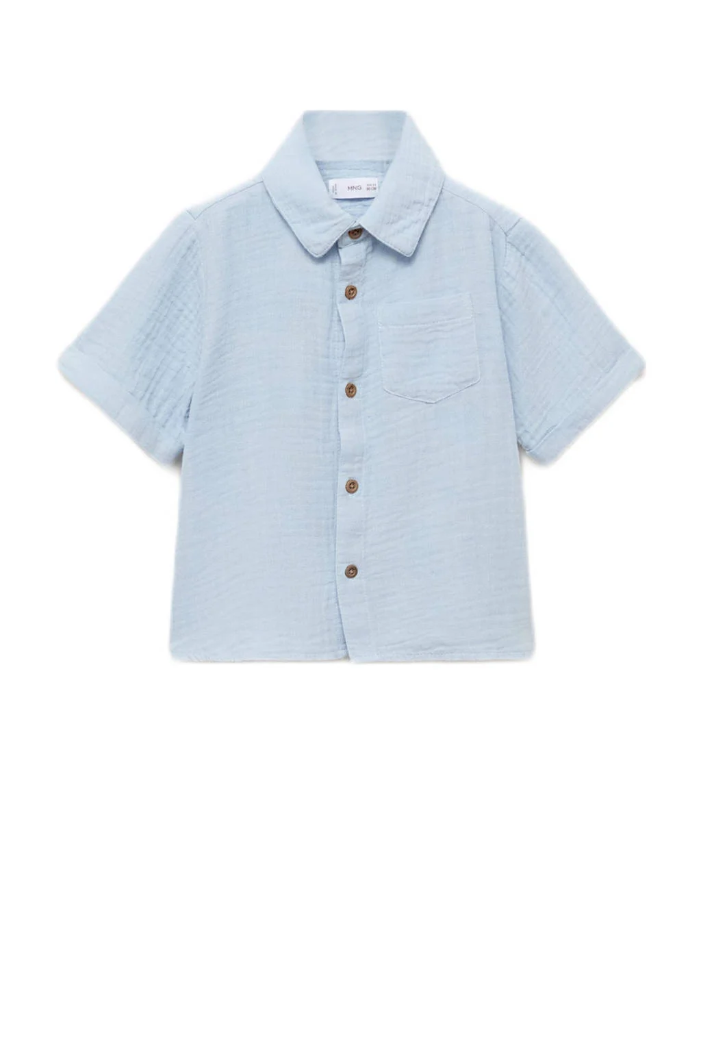 Mango Kids overhemd lichtblauw