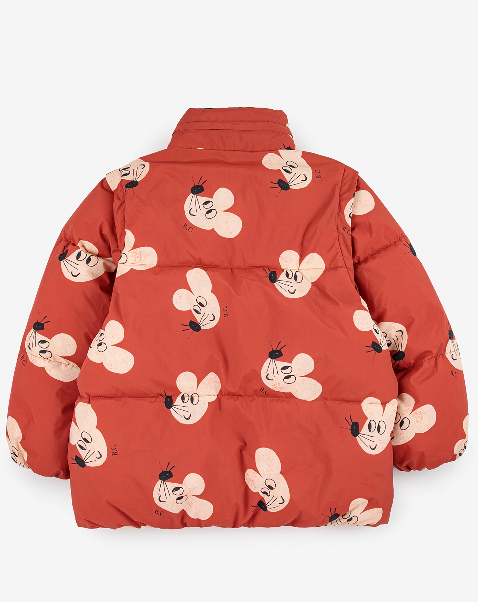Winterjacke MOUSE ALL OVER in braun