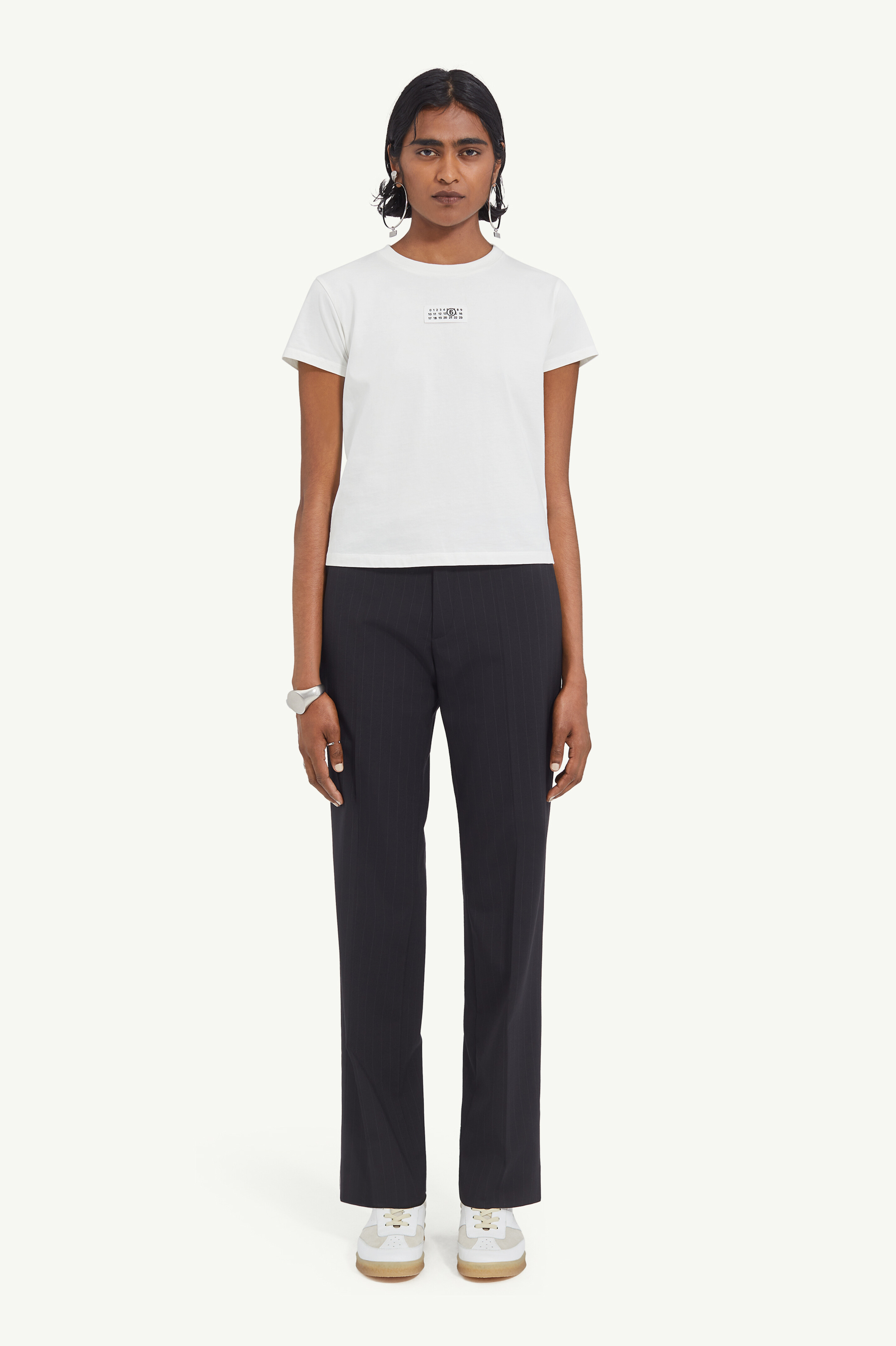 T-shirt imprimé en jersey de coton | femme Blanc