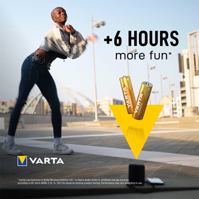 Varta Longlife AA-batterier (8-pak)