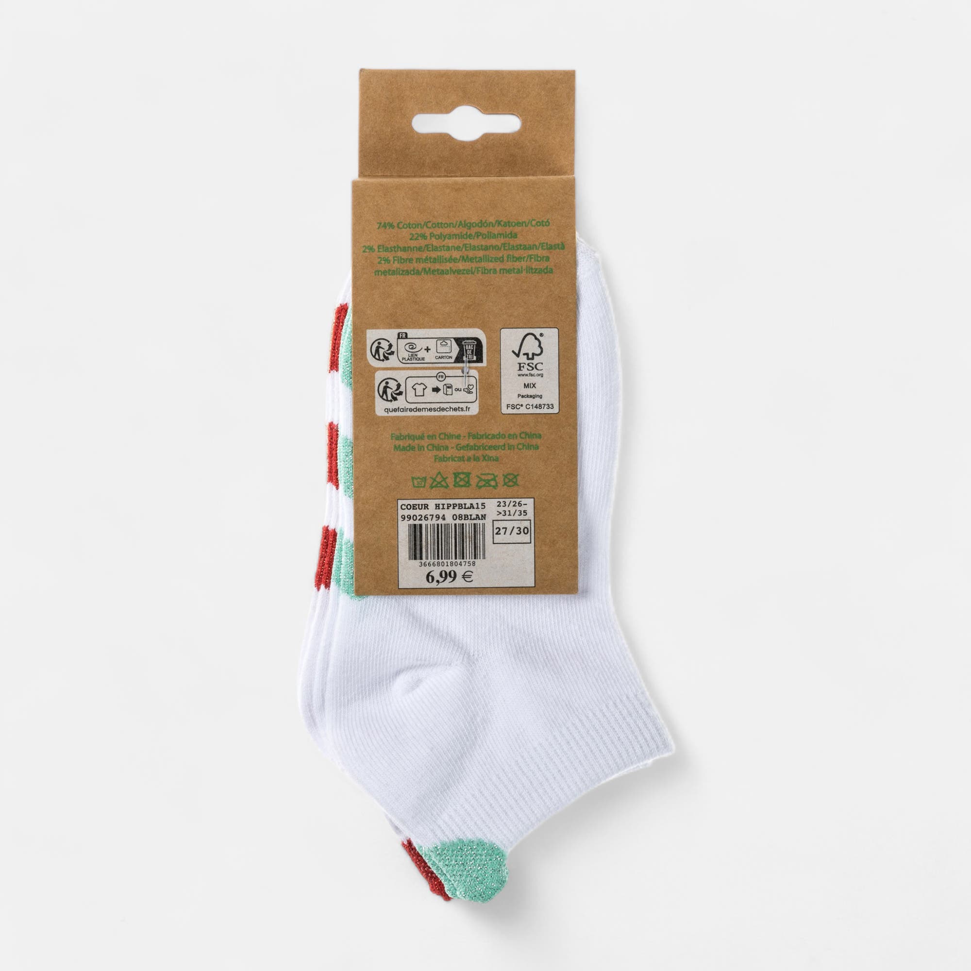 Chaussettes Enfant blanc