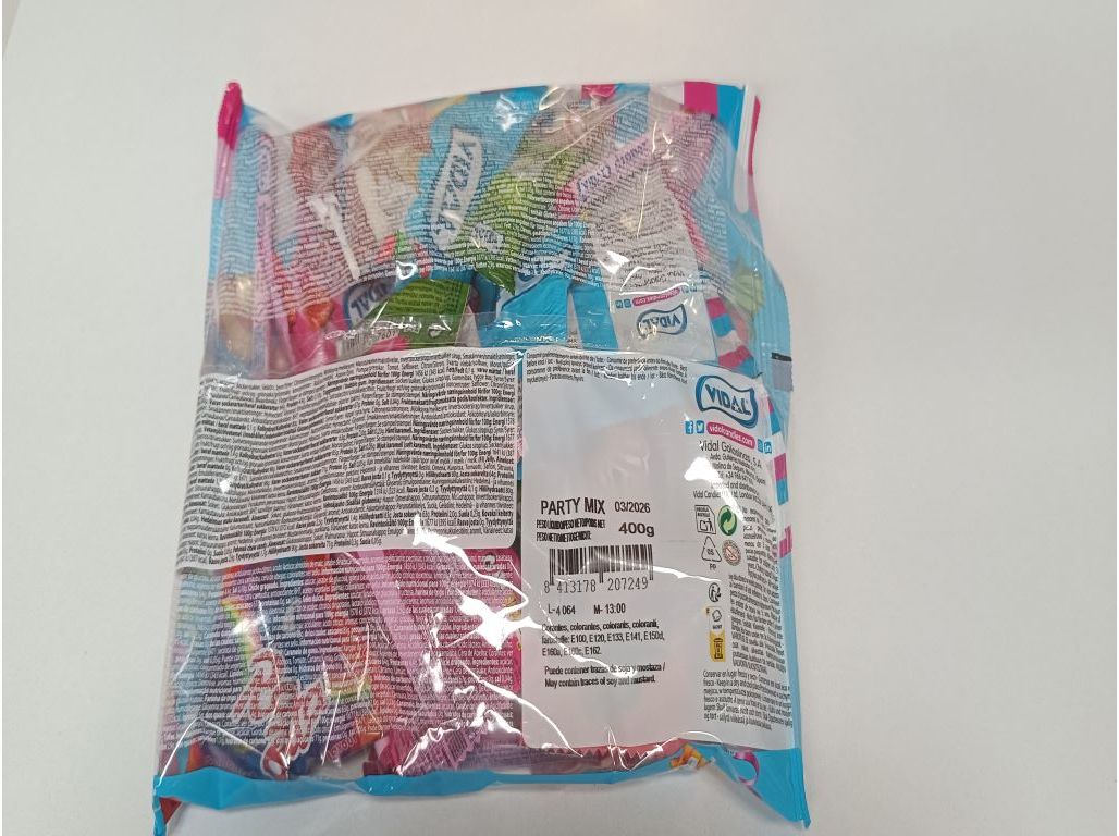 GOMAS VIDAL PARTY MIX 400 G