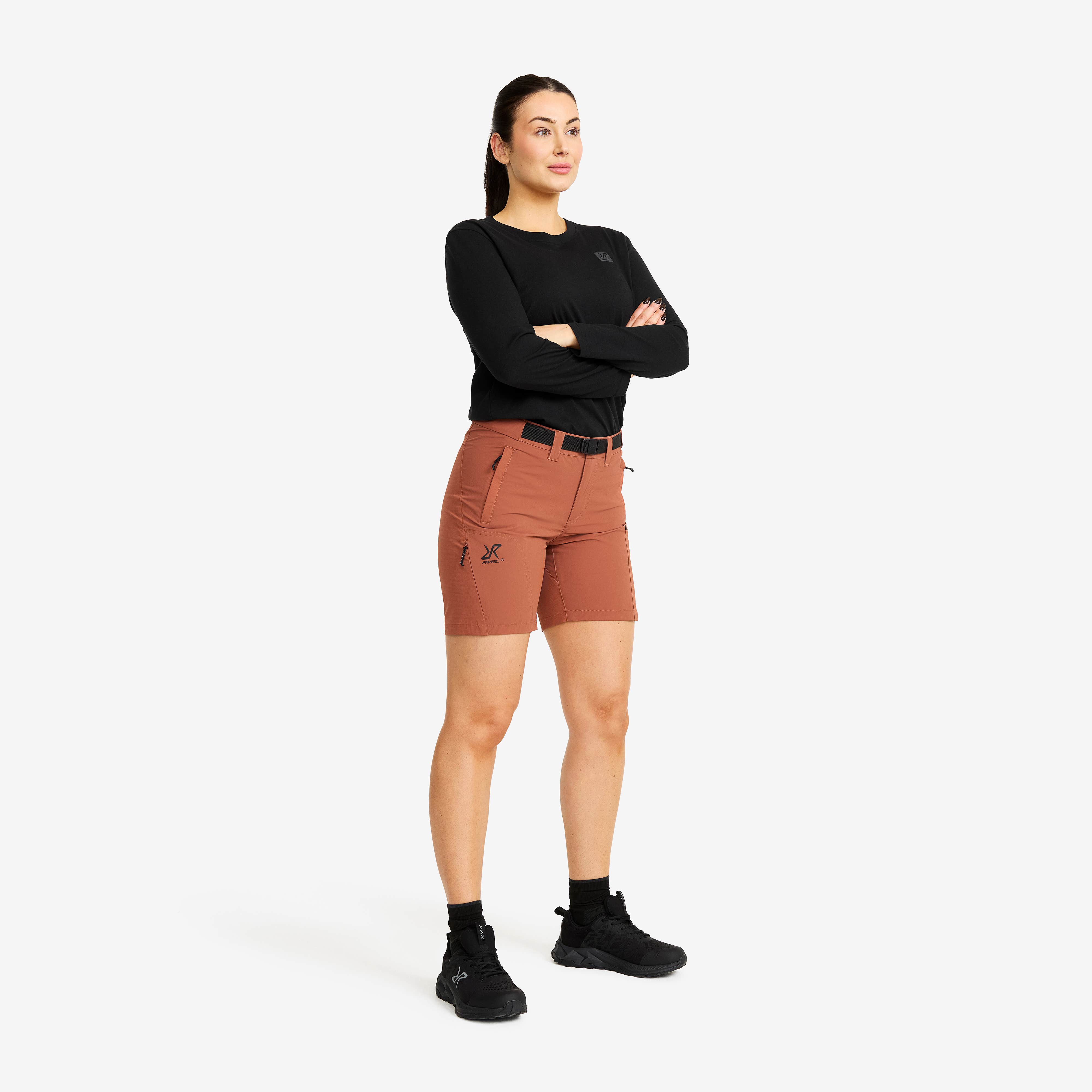 Elevate Pro Hiking Shorts Dame Pink Mahogany