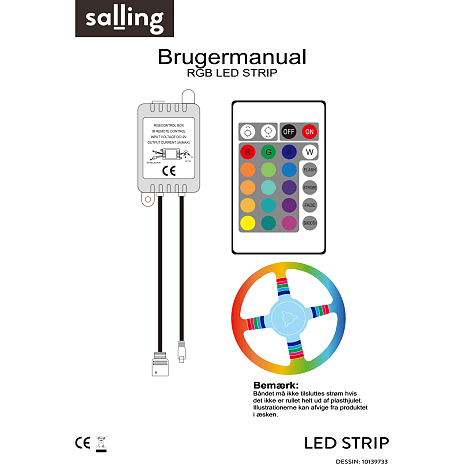 LED strip - farvet