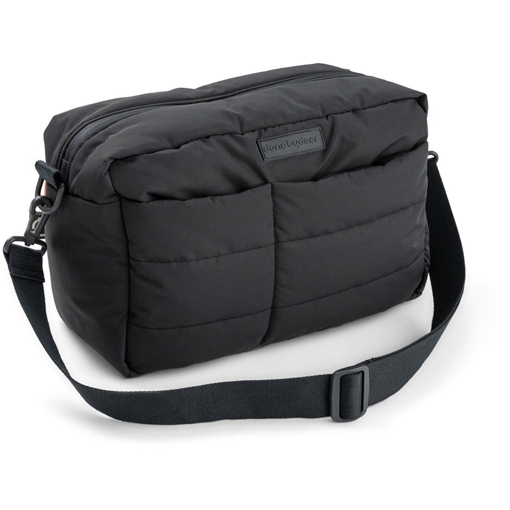 Køb DonebyDeer Black Quiltet Barnevognstaske