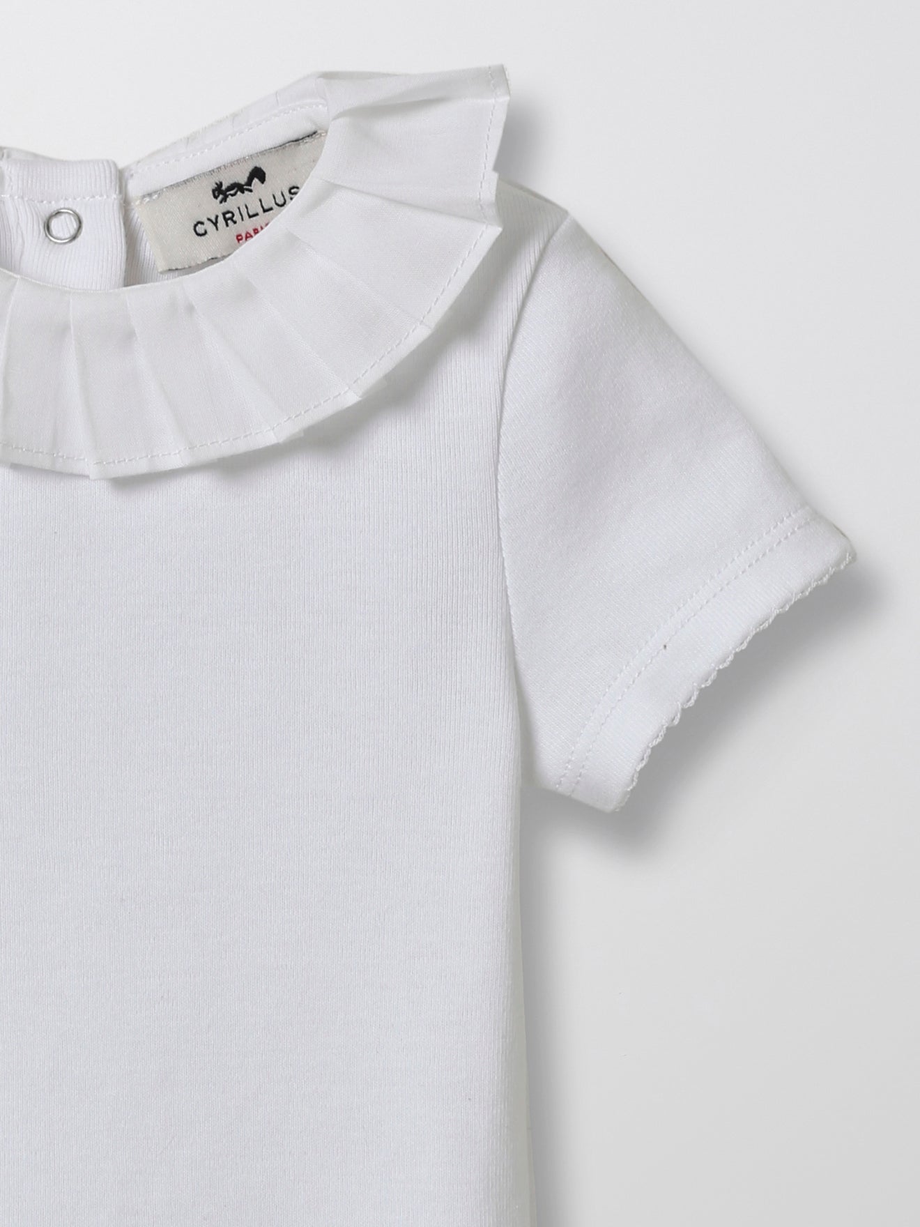 Body col plissé Bébé - Coton Bio