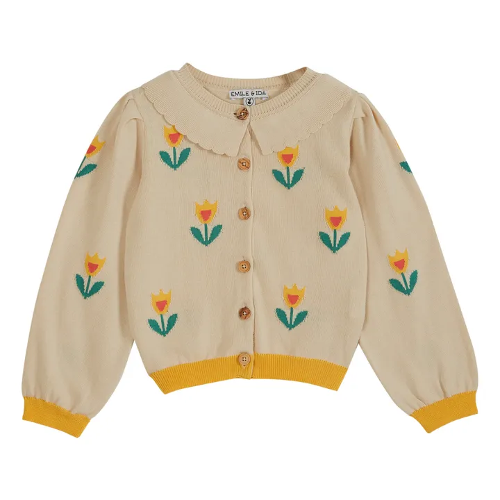 Emile et Ida Cardigan Tulipe | Ecru