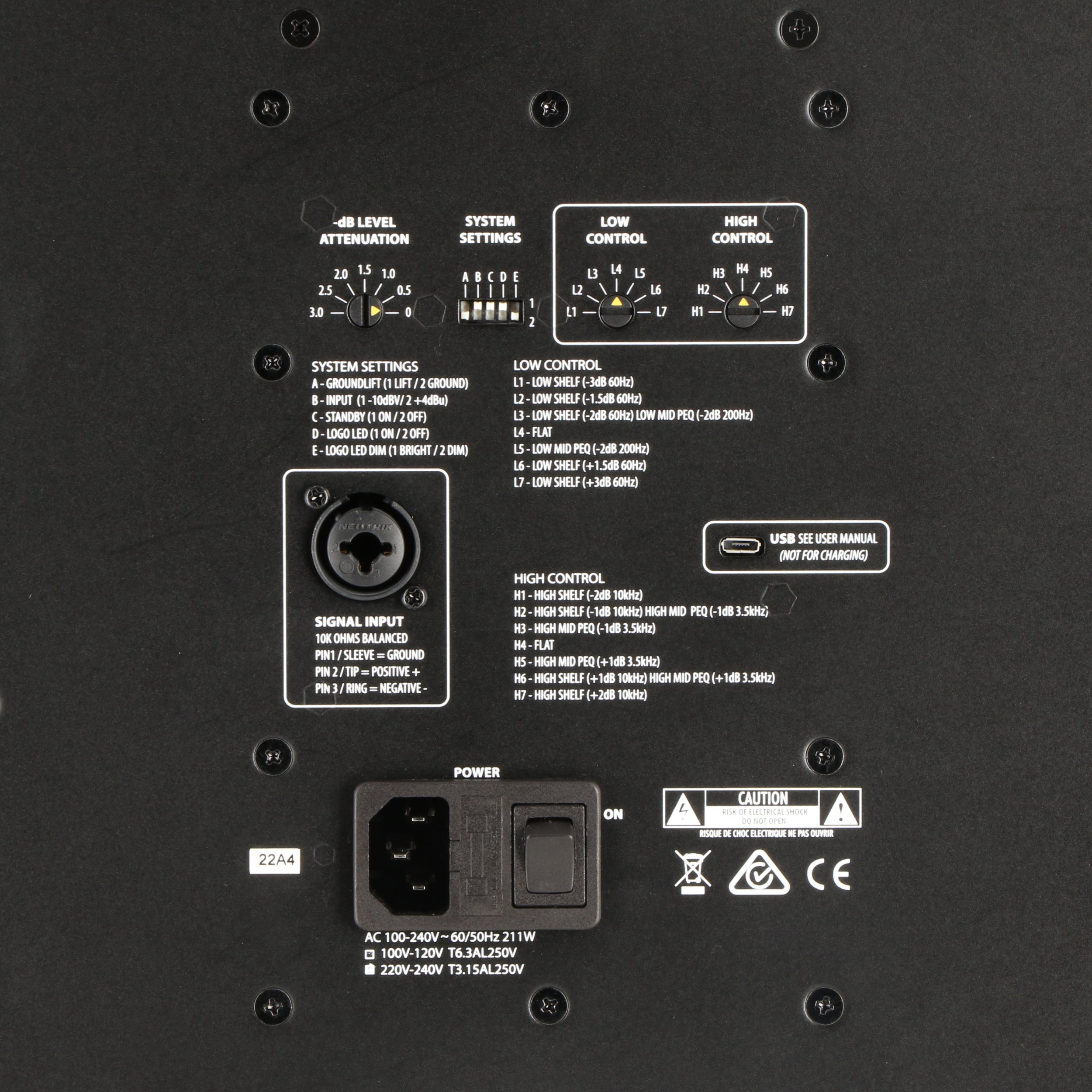 KRK V8 S4 2-weg studiomonitor (per stuk)