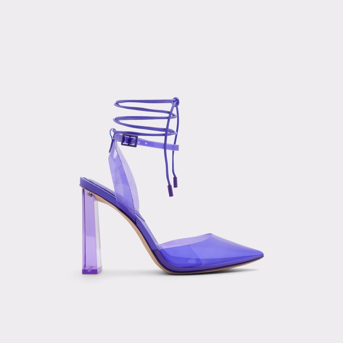 Tilah Bright Purple Women Block Heels