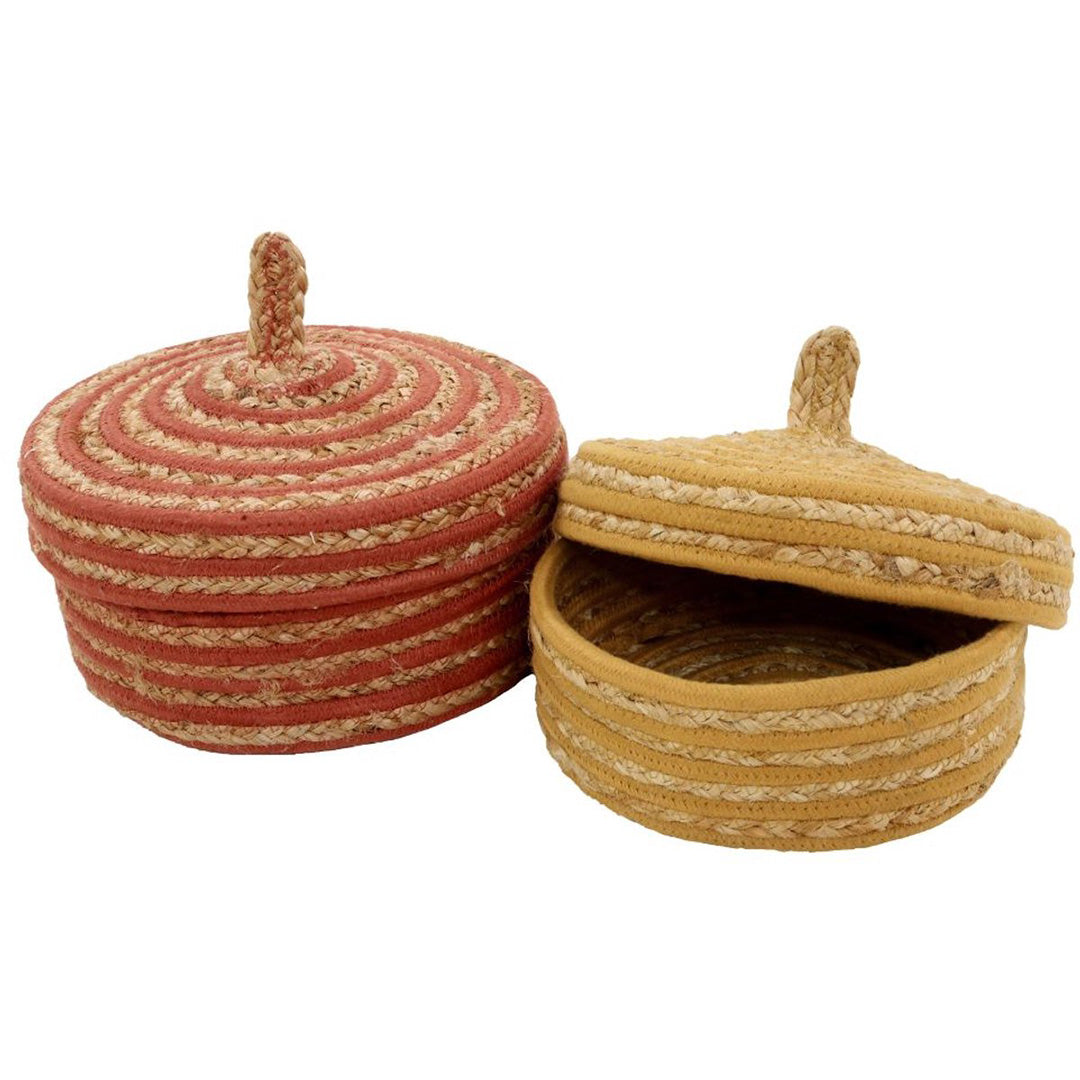 tapis petit opbergmanden juta - 2st