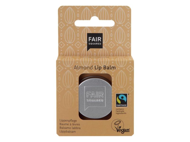Fair Squared Lippenbalsam Almond 12 g Natürliche und vegane Lippenpflege