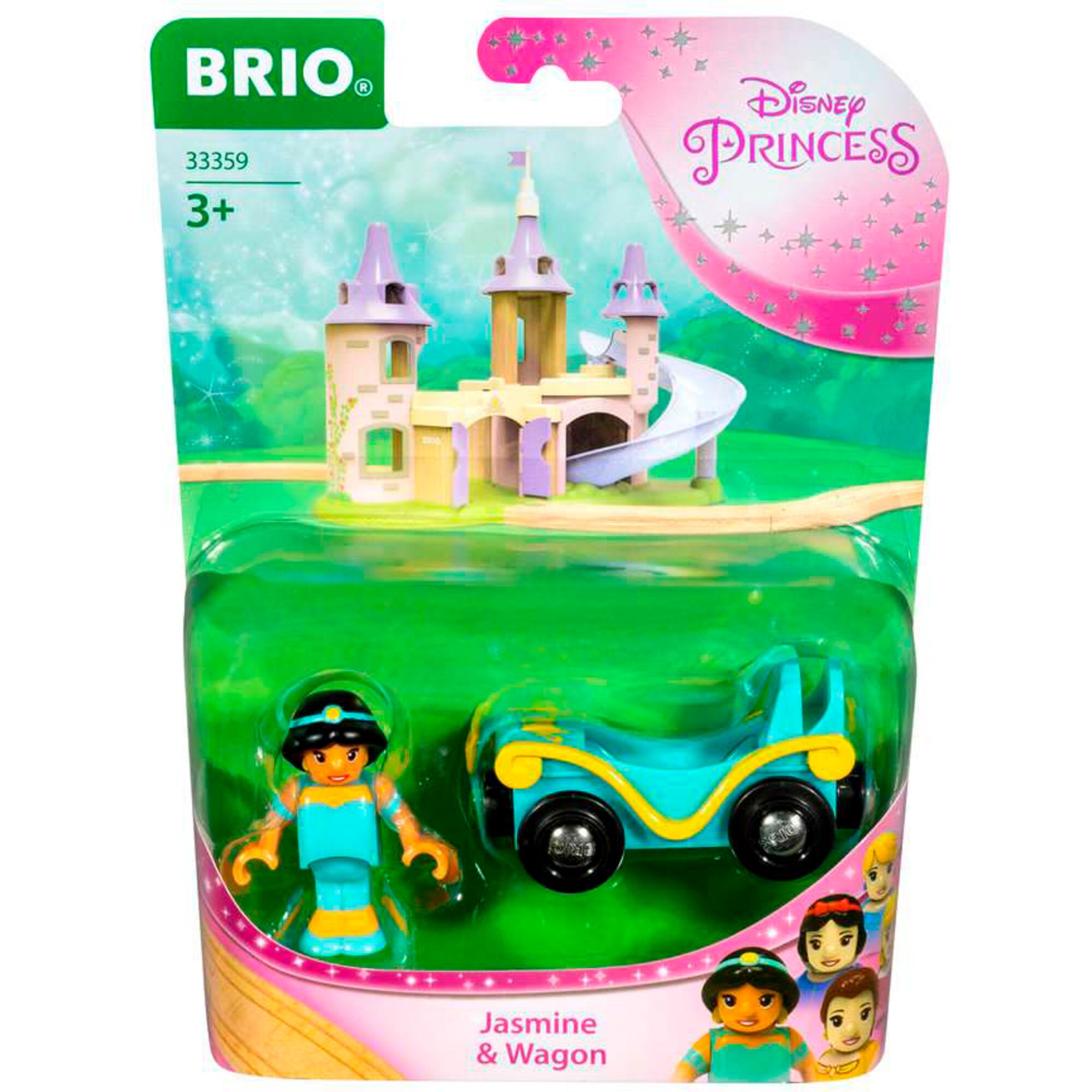 BRIO Spielfahrzeug Disney Princess Jasmin mit Waggon