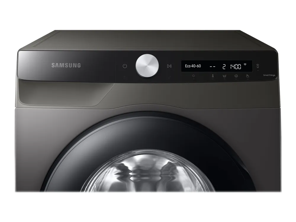 Samsung WW5300T WW80T534AAX - Vaskemaskine - Wi-Fi - bredde: 60 cm - dybde: 55 cm - højde: 85 cm - frontbetjening - 61 liter - 8 kg - 1400 rpm - sort/inox