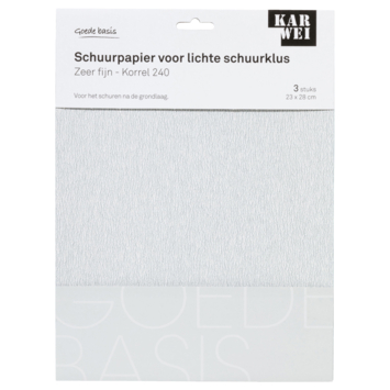 KARWEI schuurpapier lichte schuurklus zeer fijn K240