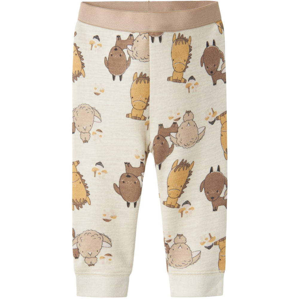 Køb Name It Peyote Melange AOP Wup Uld/Bomuld Leggings