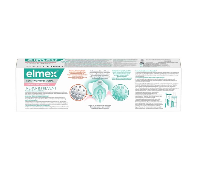 Elmex Sensitive Repair & Prevent Zahnpasta Sofortiger & langanhaltender Schutz