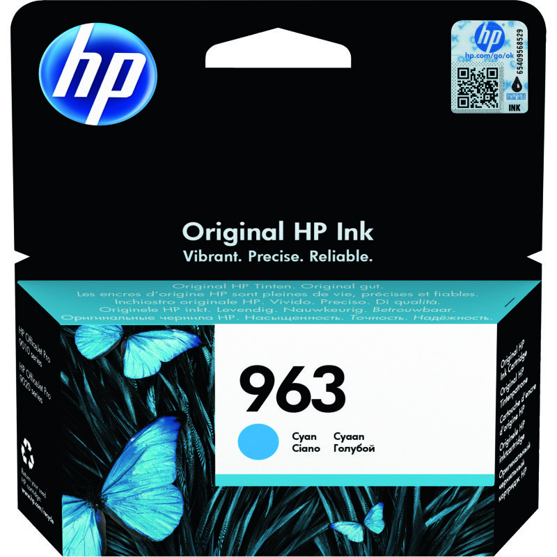 HP 963 Cartouche encre couleurs séparées pour imprimante jet d'encre