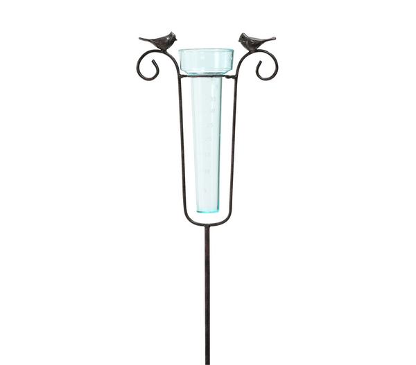 Dehner Metall-Regenmesser Vögel Duo