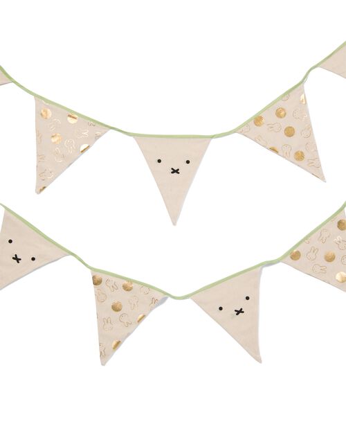 guirlande de fanions Miffy réutilisable textile 400cm