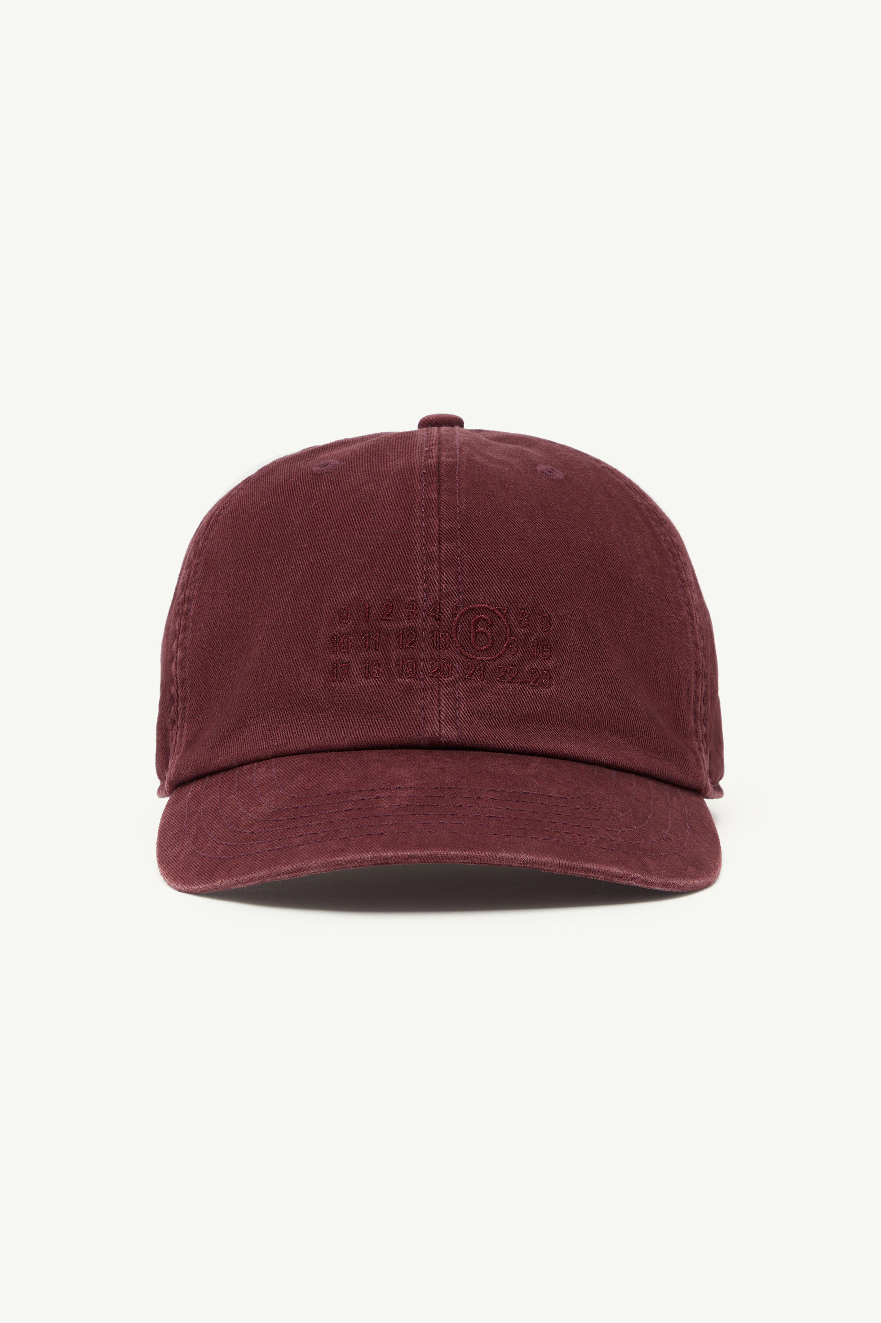 Casquette essentielle de baseball pour homme | MM6 Noir
