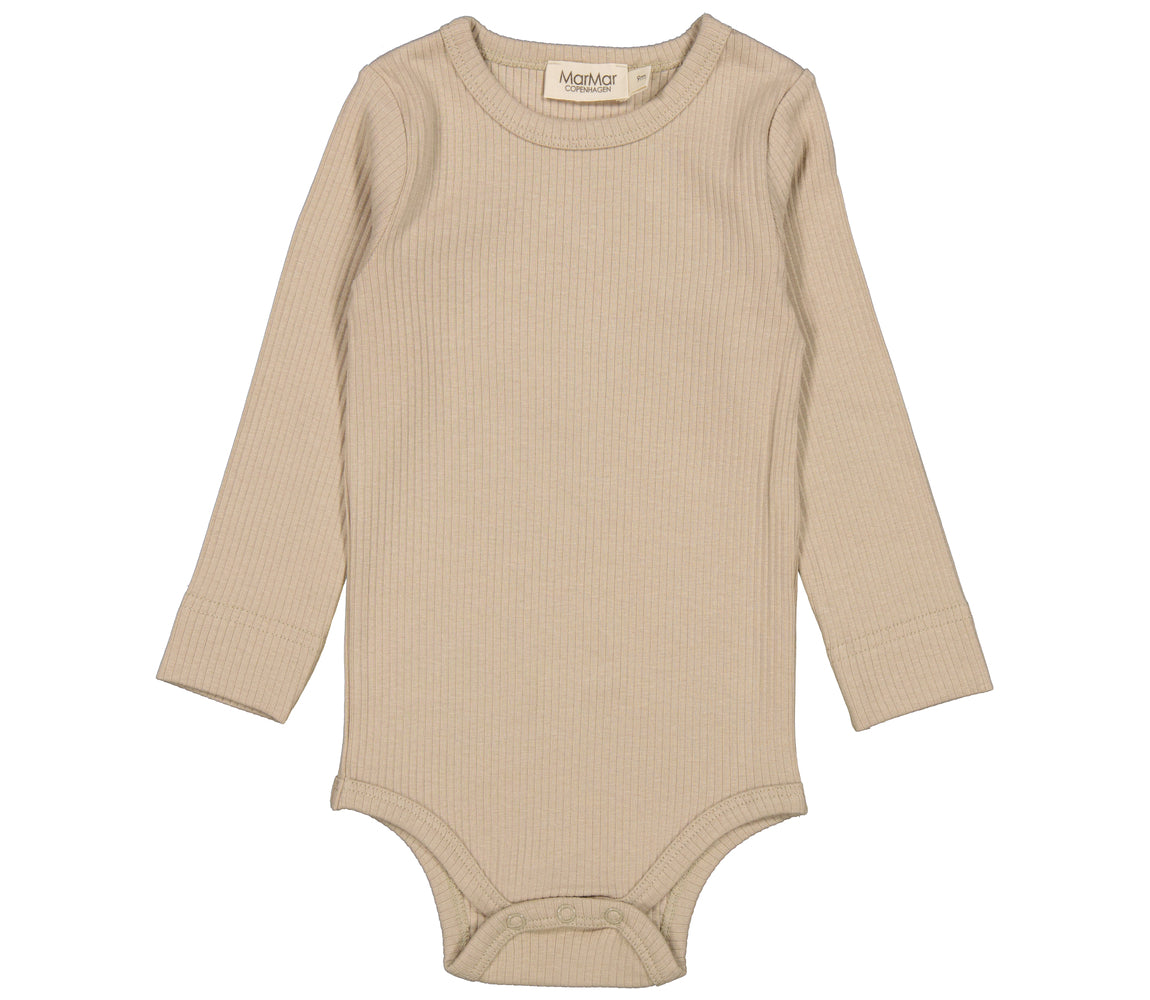 Plain Body LS, Bodystocking - Stone Wall