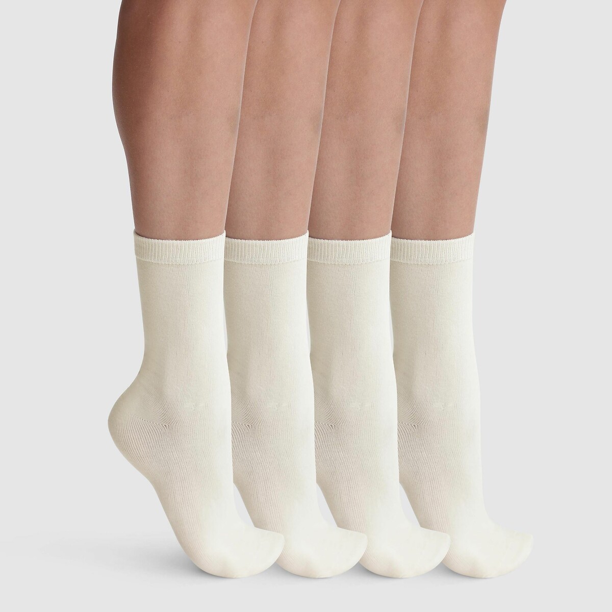 DIM<br>Conjunto de 2 pares de meias de cano alto THERMO Fleece