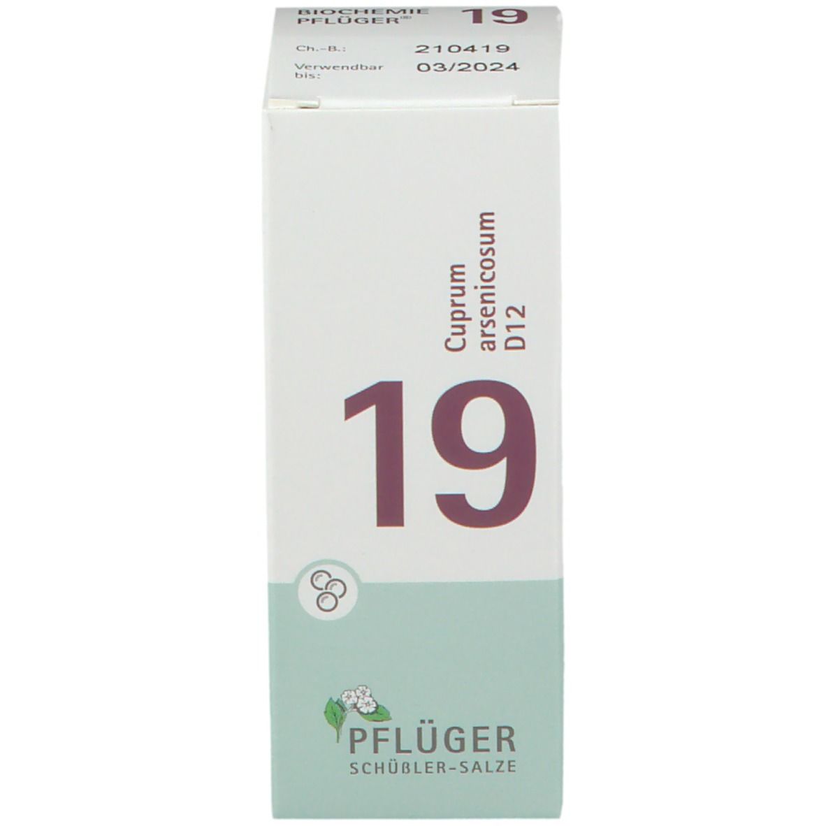 BIOCHEMIE PFLÜGER® Nr. 19 Cuprum arsenicosum D12