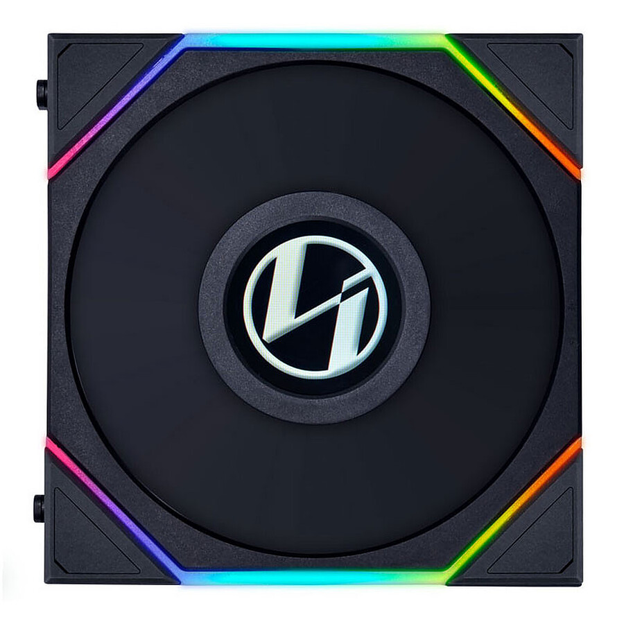 Lian Li Uni Fan TL120 LCD Reverse Blade - Noir - Pack de 3 + Contrôleur