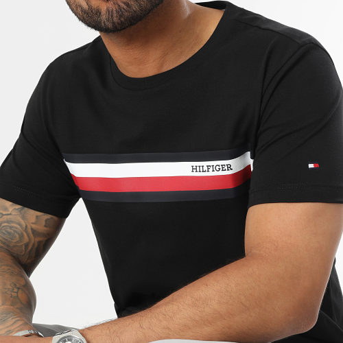 Tee Shirt Rwb Monotype Chest Stripe 2119 Noir