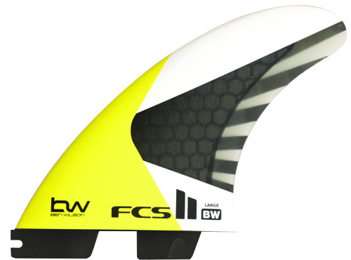 FCS 2 BW PCC Large Tri Retail Fins