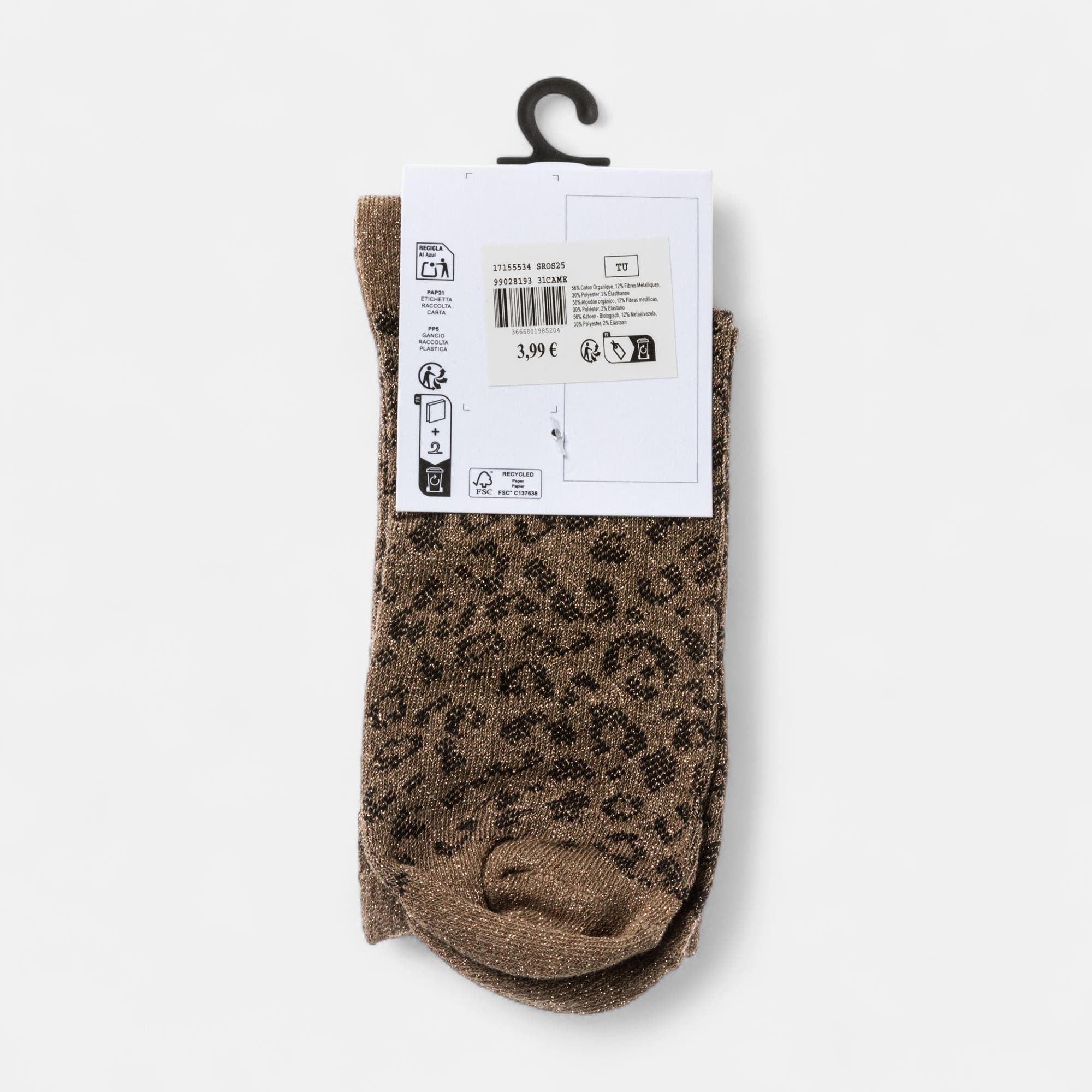 Chaussettes Femme camel