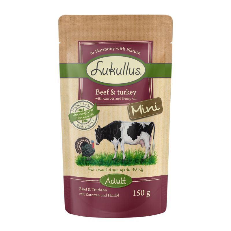 Lukullus Adult Mini sans céréales 6 x 150 g