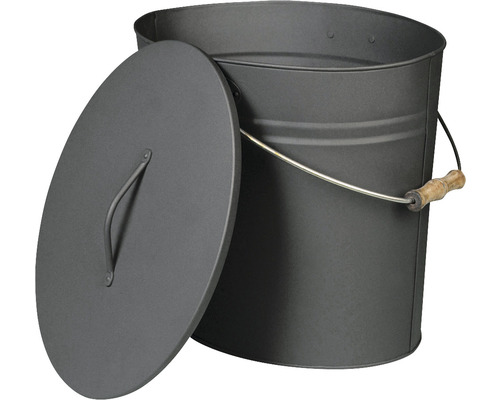 Lienbacher asemmer, 25 liter, antraciet gepoedercoat