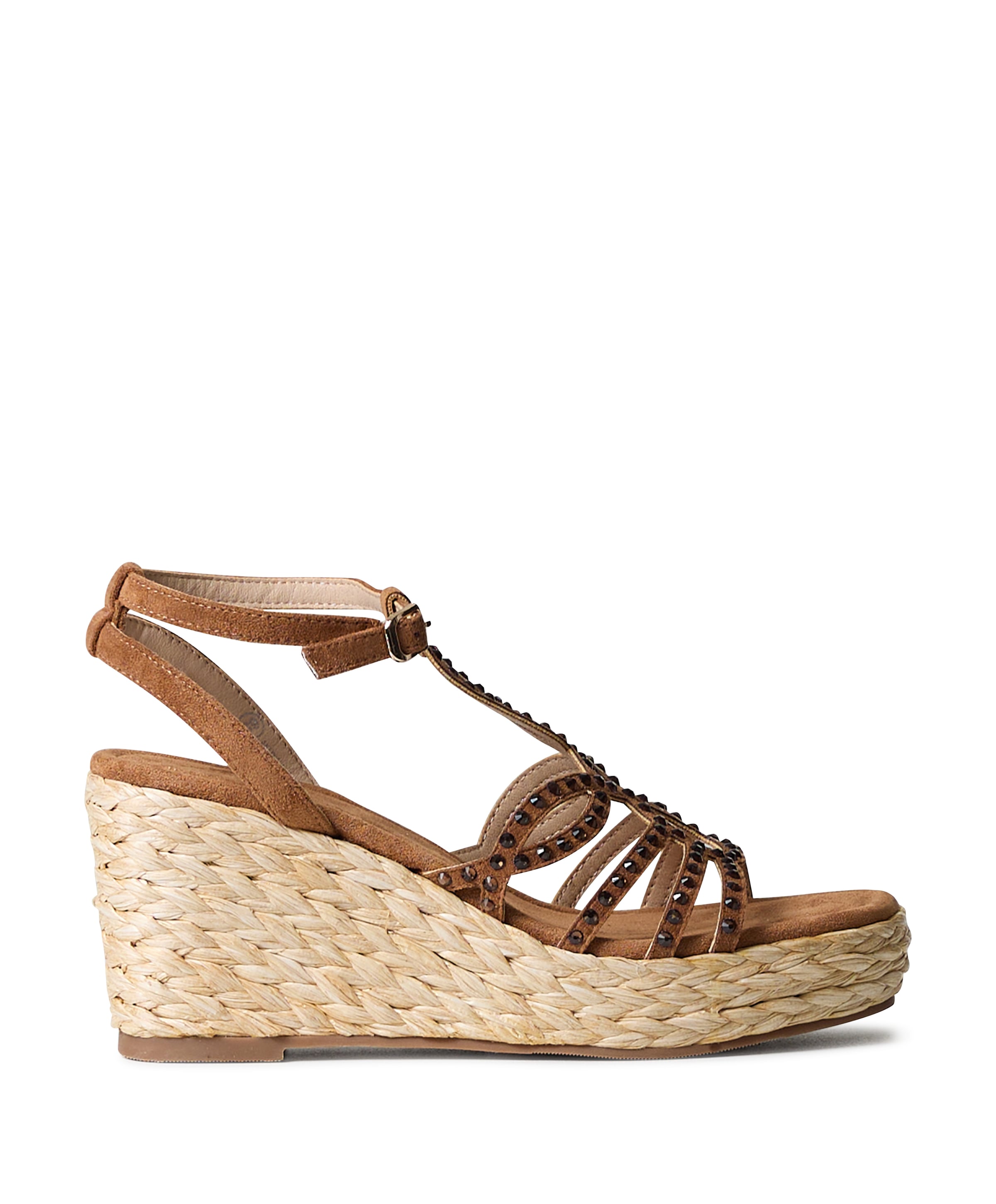 La strada dames sandalets bruin