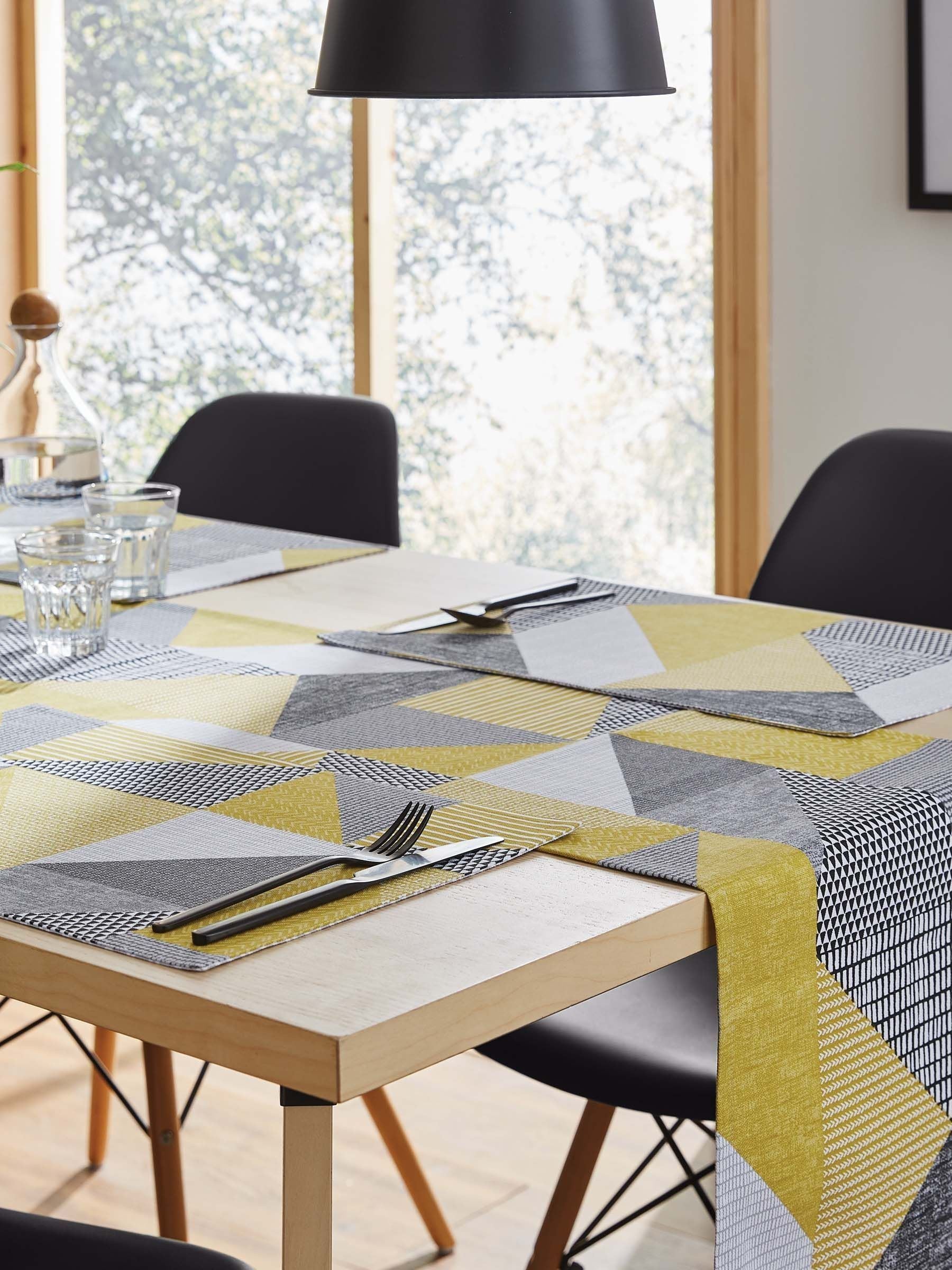 Catherine Lansfield Larsson set van 2 afwasbare placemats van 100 katoen