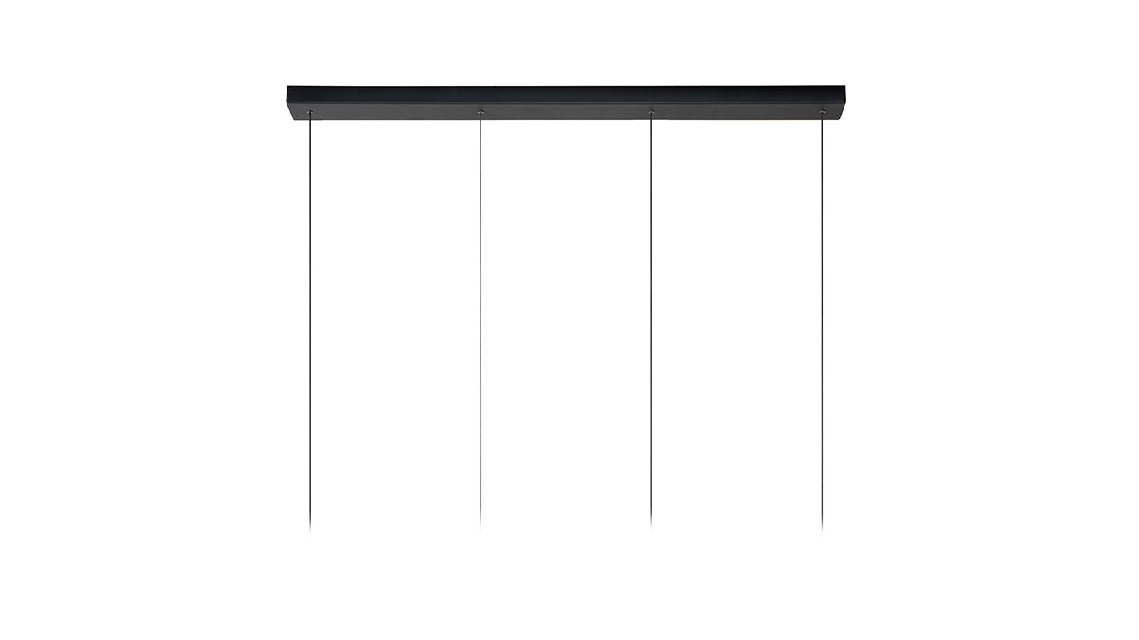 Hanglamp - zwart Lorenz B120 x D10 cm