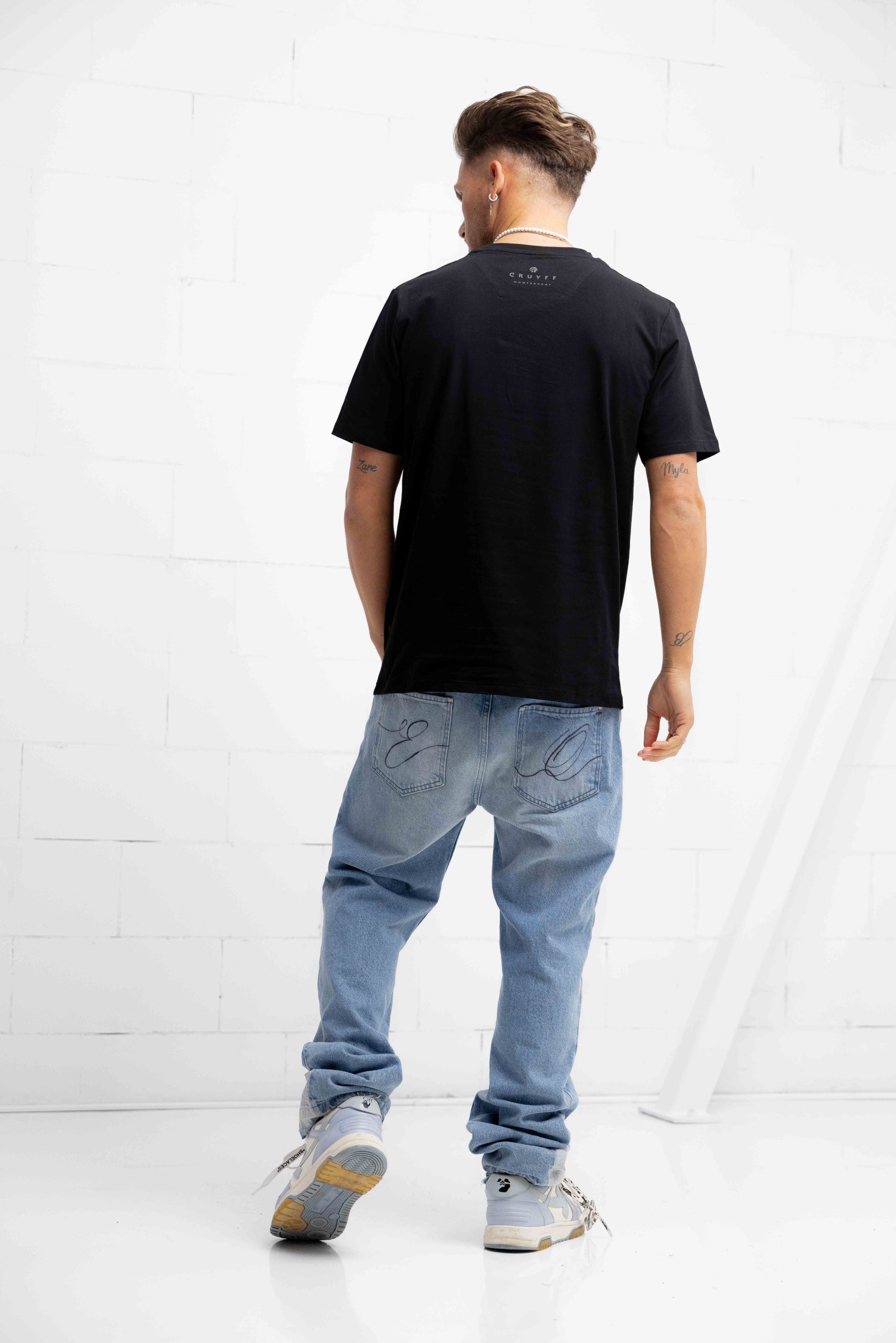 Cruyff Prima T-Shirt Heren Zwart