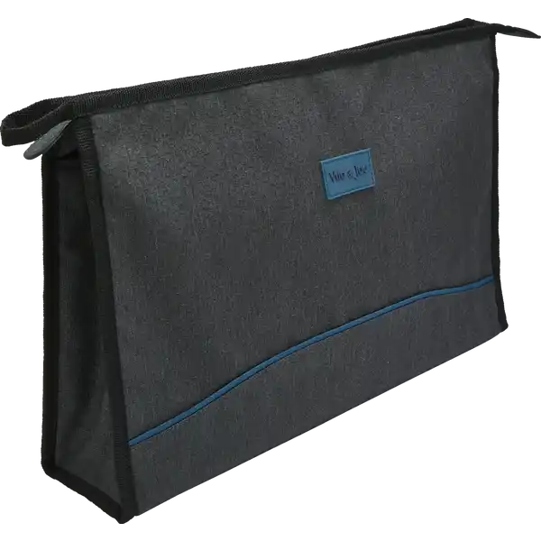 Herrenkulturtasche grau