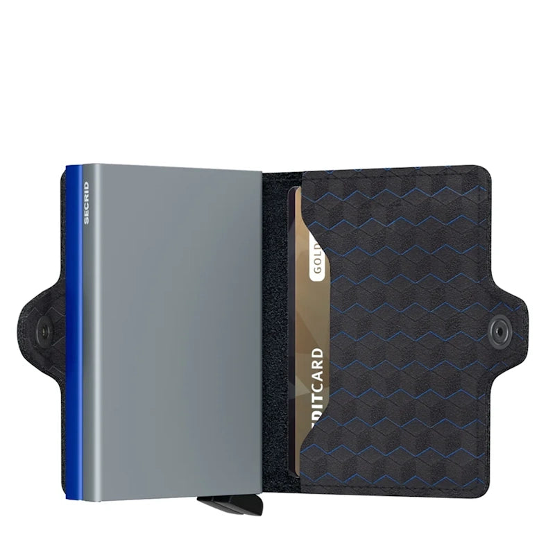 Secrid Twin Wallet Optical Titanium Blue