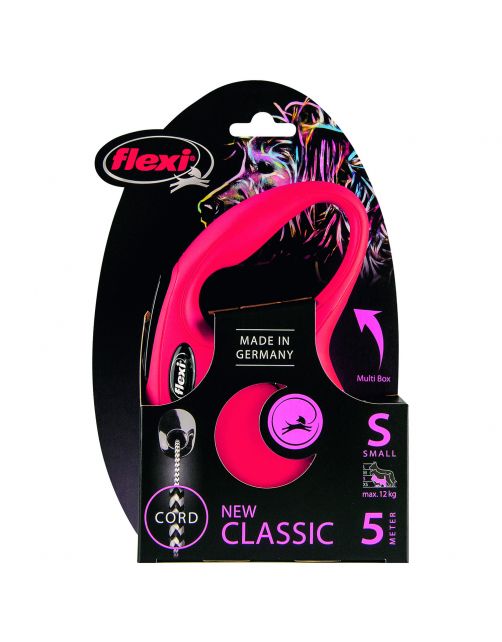 Flexi Rollijn Classic Koord S Rood - Hondenriem